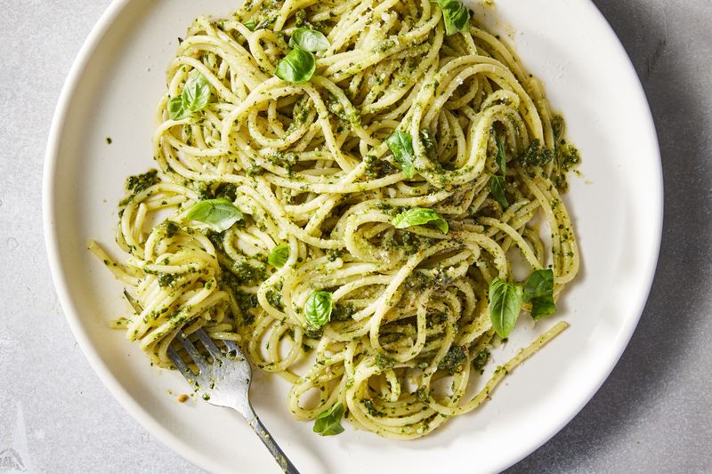 Garden Herb Pesto Linguine