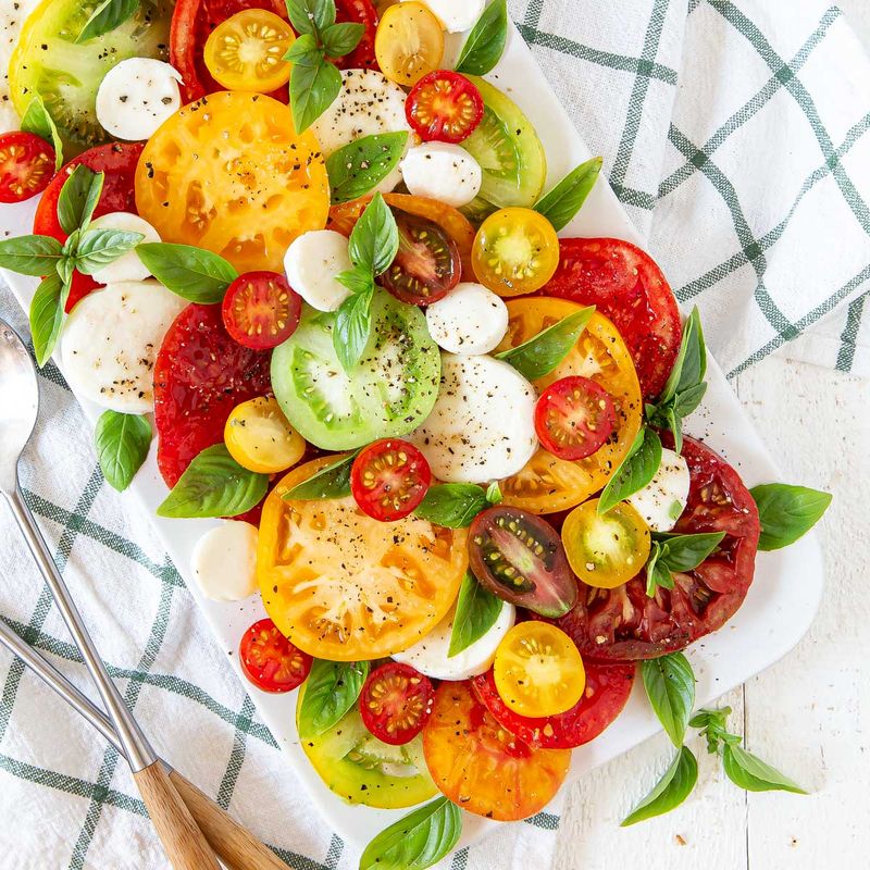Heirloom Tomato Caprese Plate