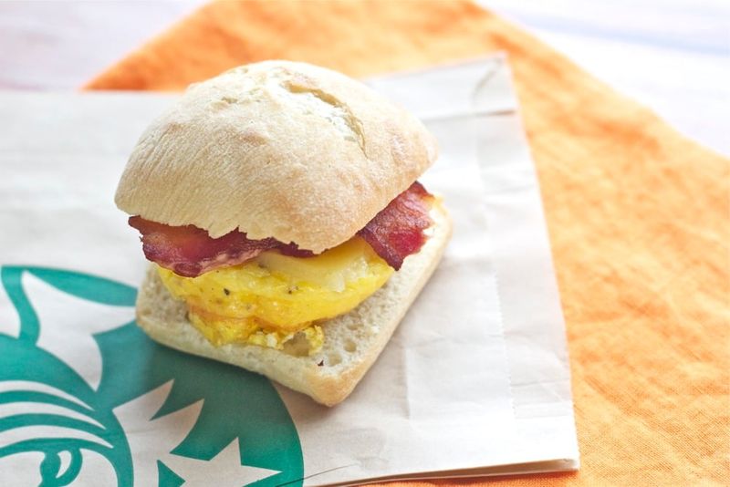 Starbucks' Bacon, Gouda & Egg Sandwich
