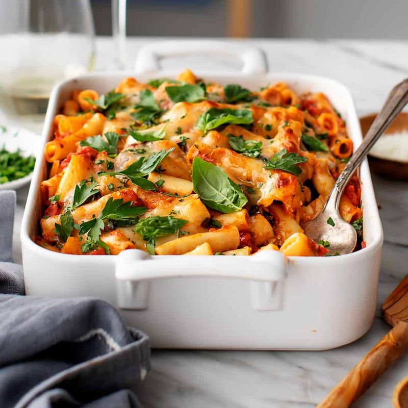 Baked Ziti With Ricotta