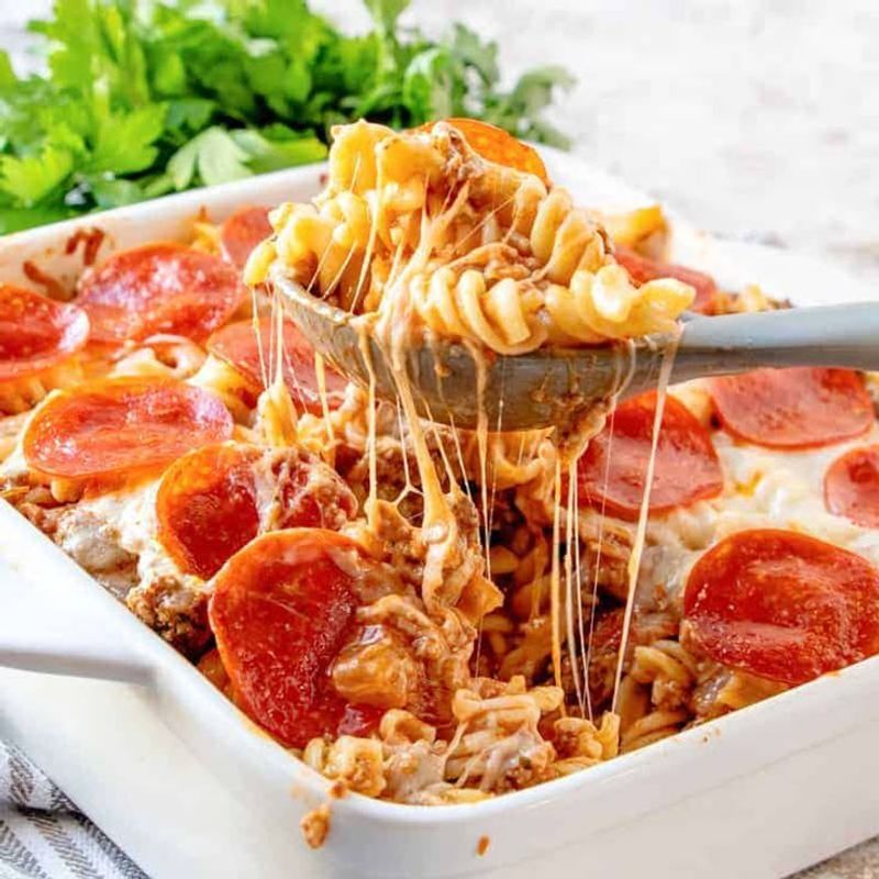 Pizza Pasta Casserole