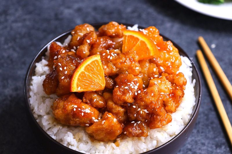 Sticky Orange Chicken