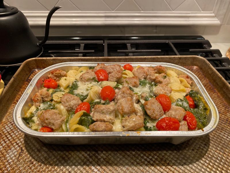 Italian Sausage And Pasta Bake