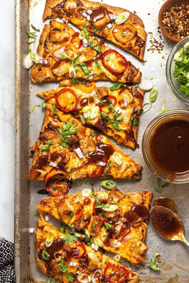 BBQ Chicken Flatbreads
