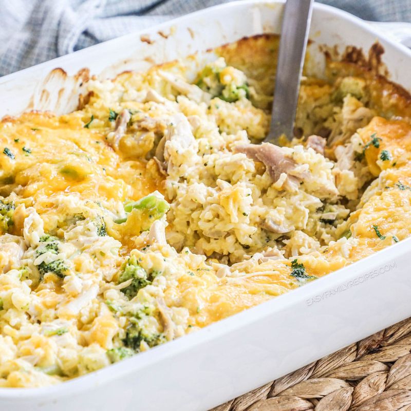 Creamy Chicken And Rice Casserole