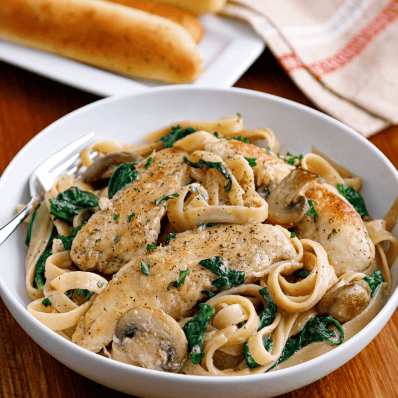 Chicken Marsala Fettuccine