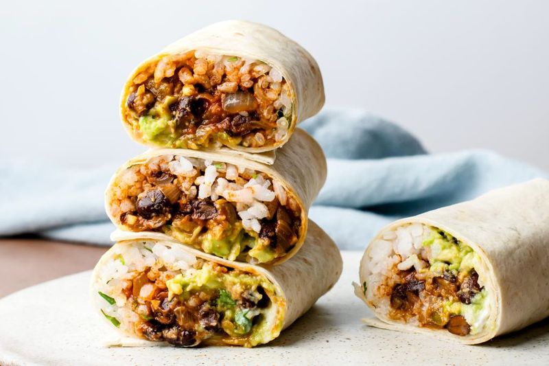 Spicy Black Bean Burrito