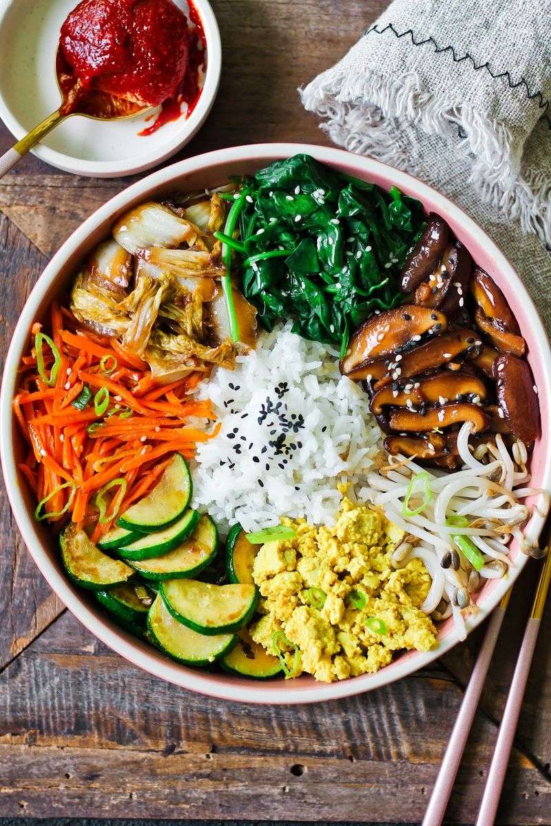 Korean-Inspired Bibimbap Bowls