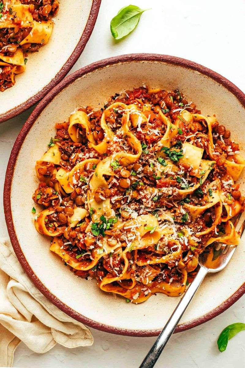 Vegan Lentil Bolognese