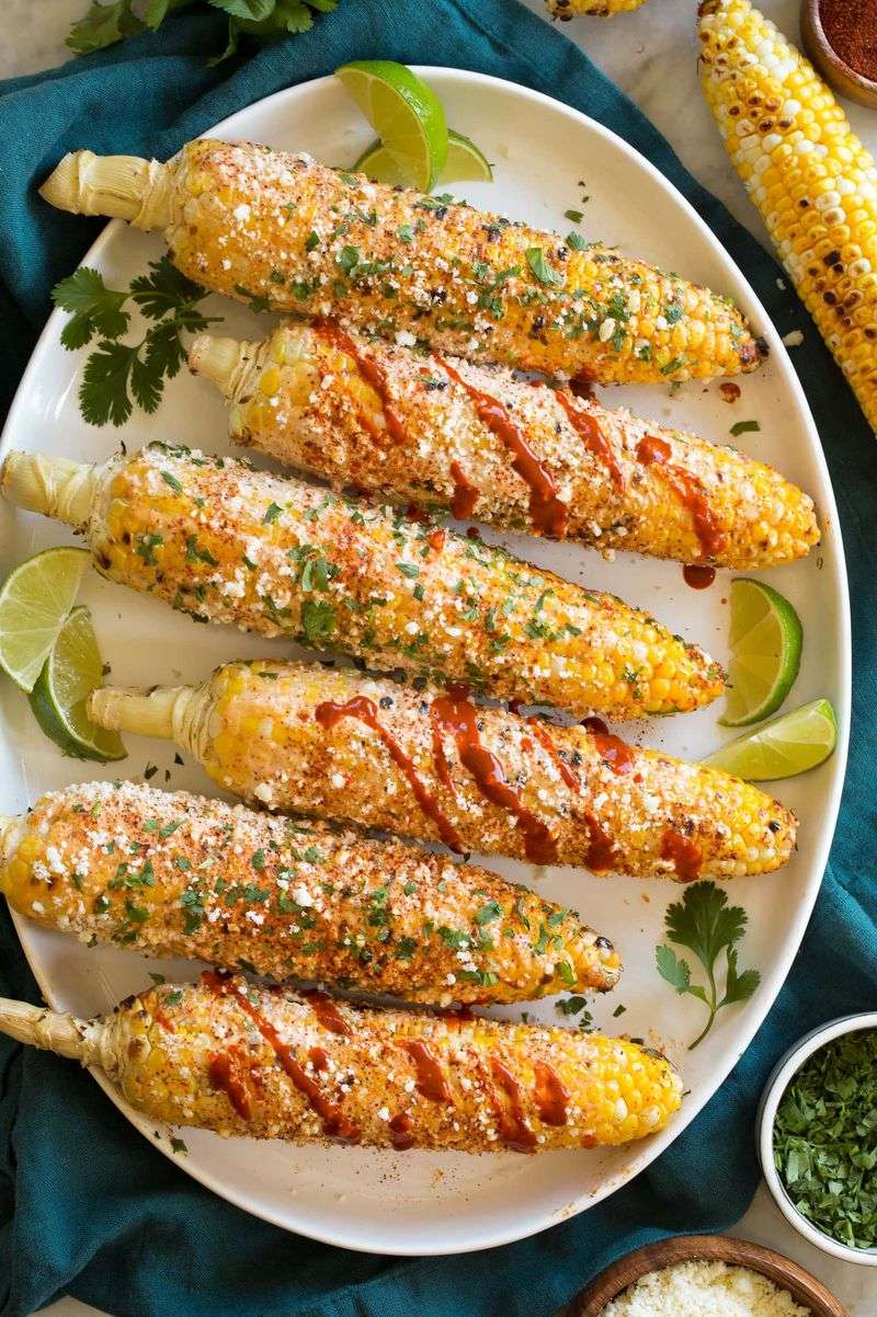 Grilled Street Corn (Elote)
