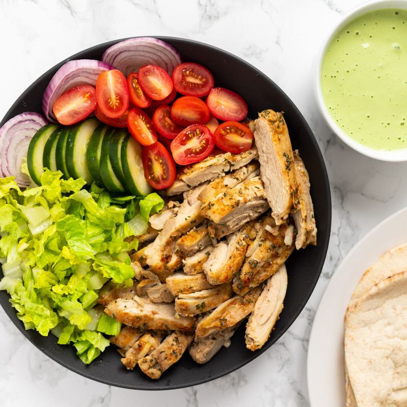 Sheet Pan Chicken Shawarma Feast