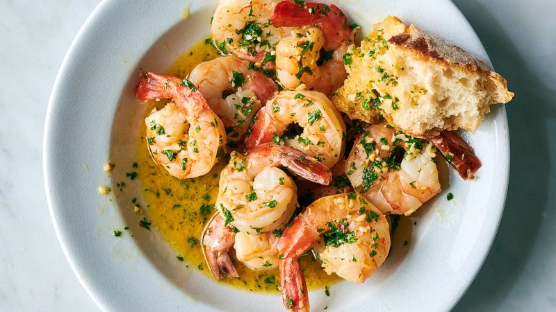 Prawns In White Wine Sauce