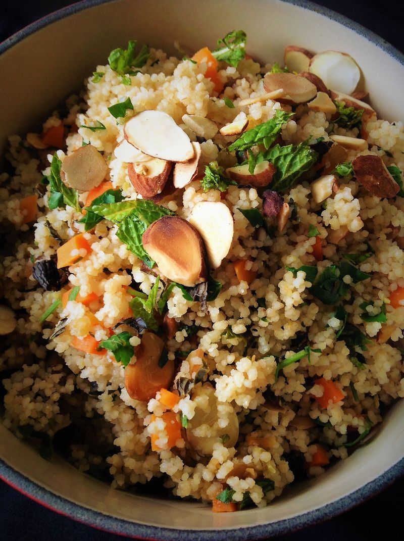 Couscous Salad With Dried Apricots And Almonds