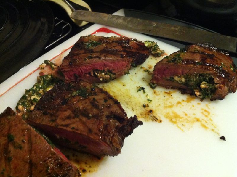 Blue Cheese-Stuffed Sirloin