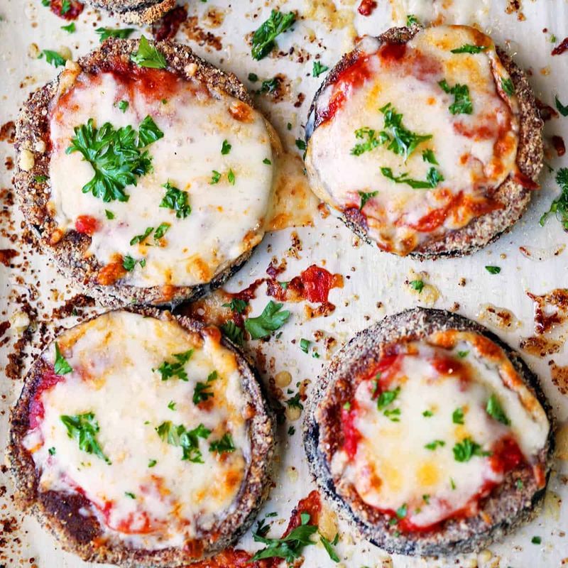 Crispy Baked Eggplant Parmesan