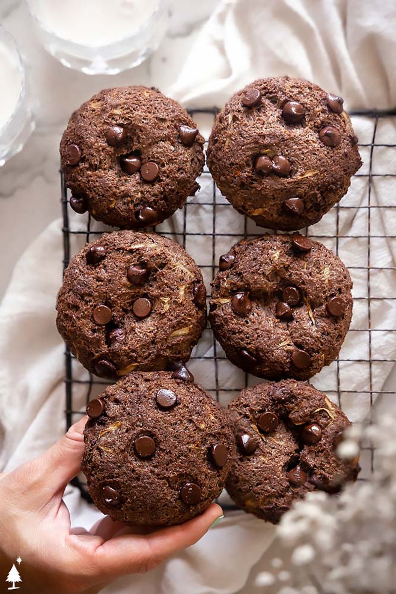 Chocolate Zucchini Muffins