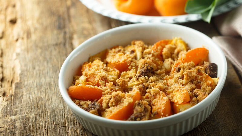 Apricot Almond Crumble