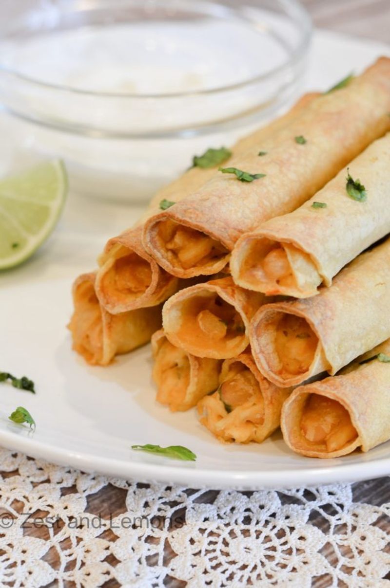 Gluten-Free Chicken & Cheese Taquitos