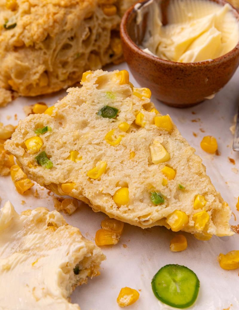 Jalapeño Corn Bread Scones