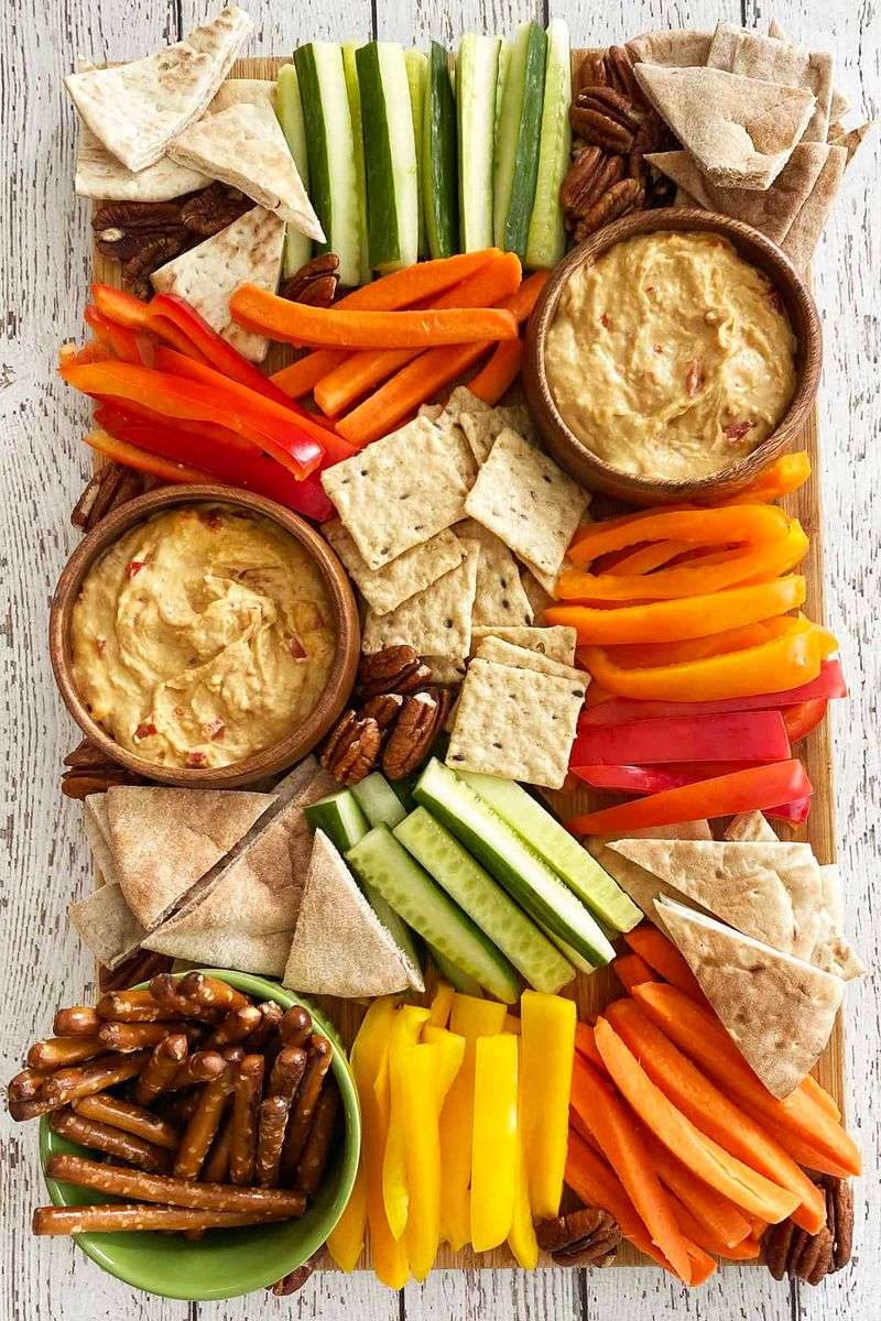 Hummus And Pretzels