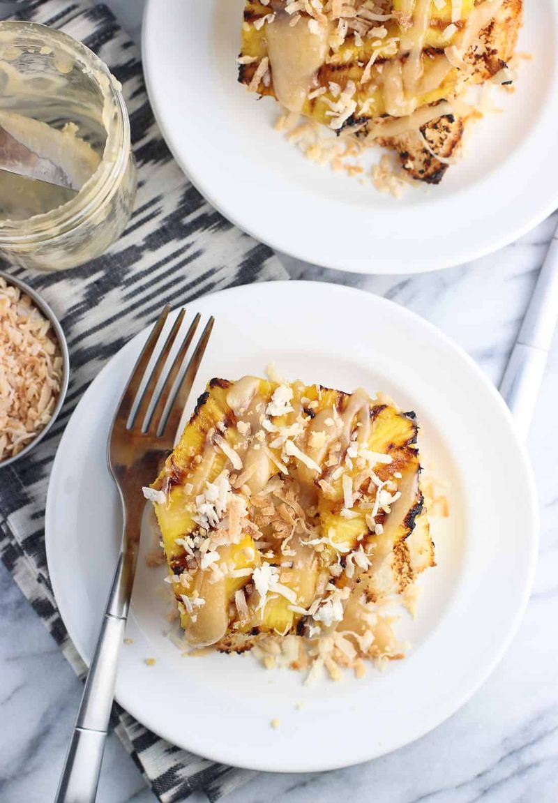Pineapple Coconut Cake Bowls