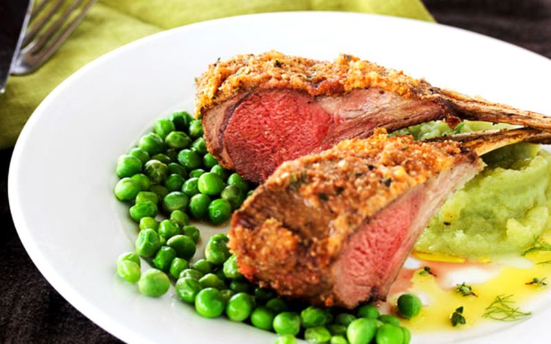 Herb-Crusted Rack Of Lamb