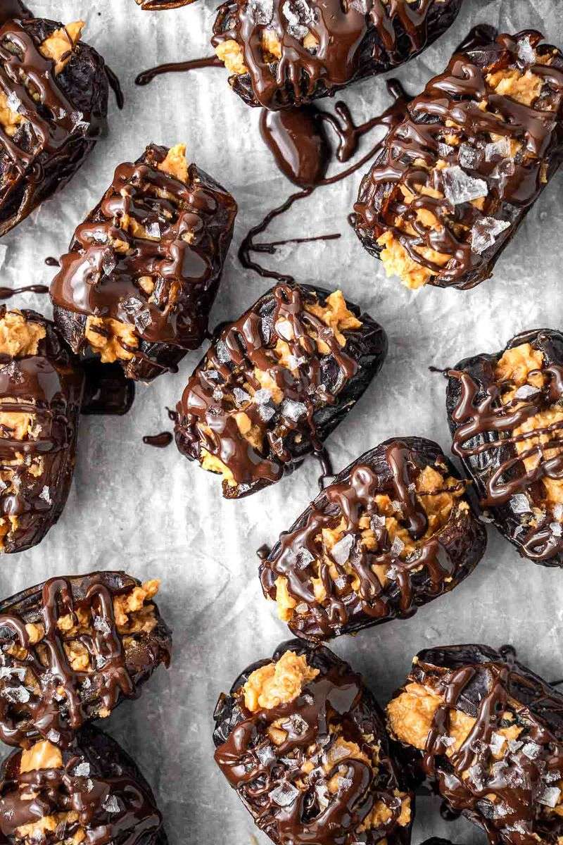 Peanut Butter Stuffed Dates