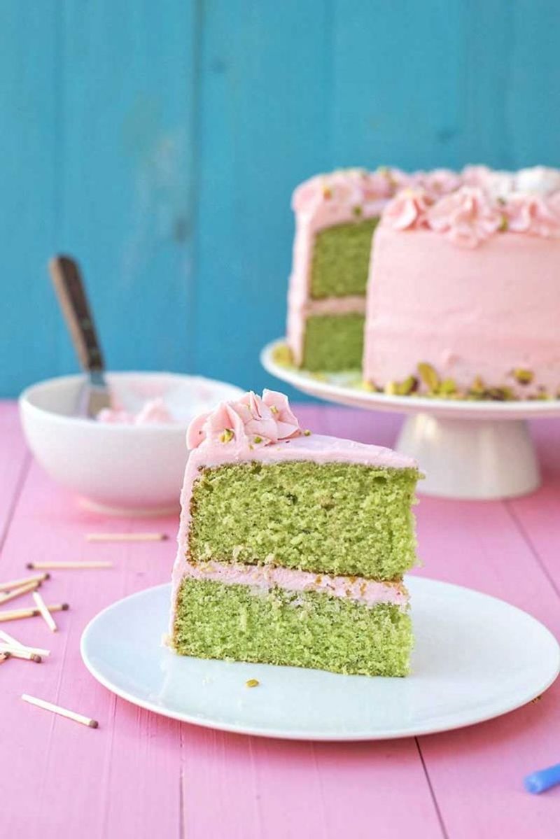 Pistachio Rosewater Cake