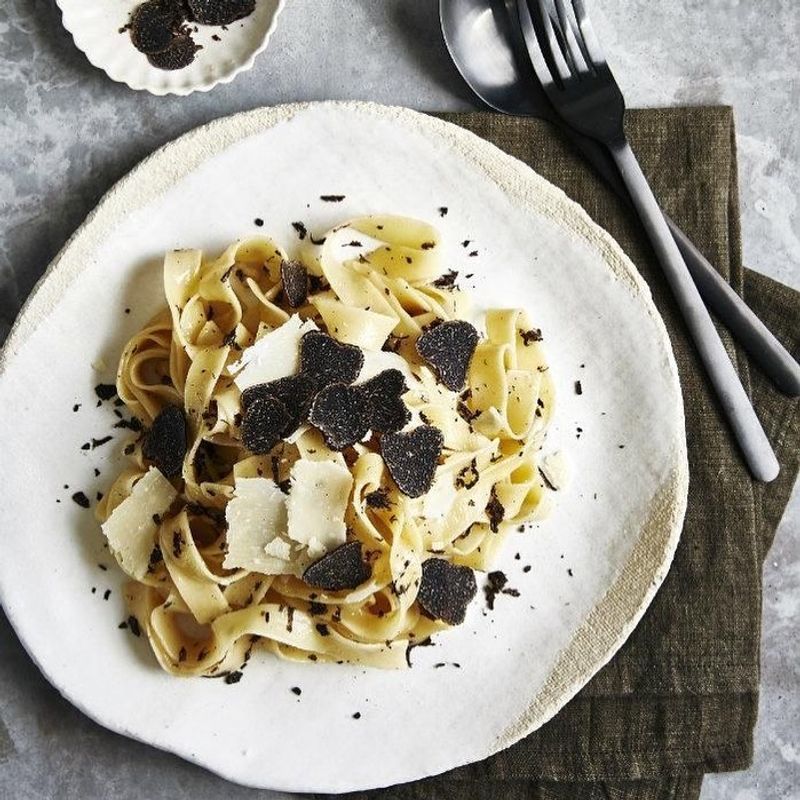Homemade Pasta With Truffle Butter