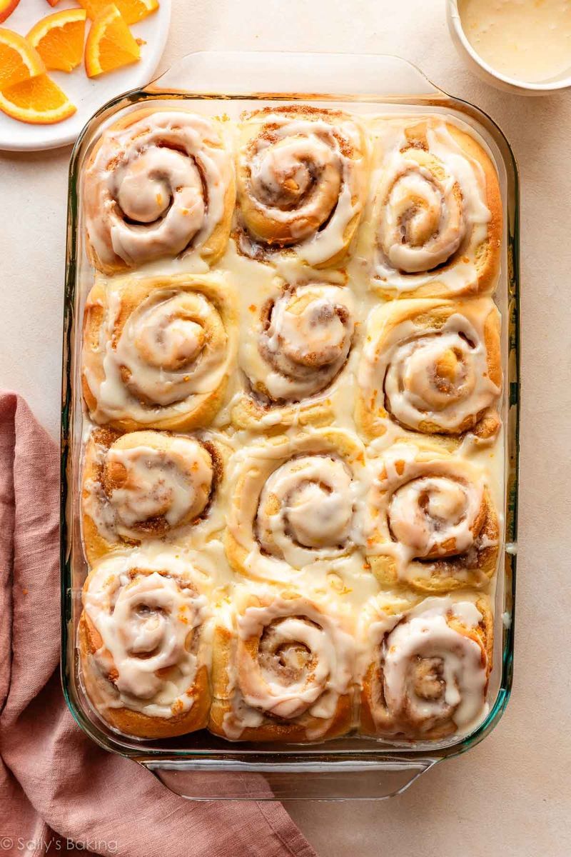 Orange Cardamom Cinnamon Rolls