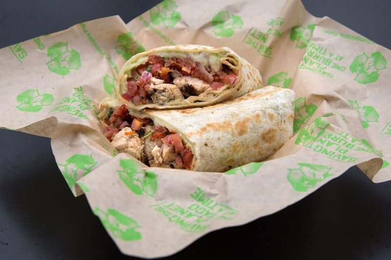 Baja Fresh's Baja Burrito