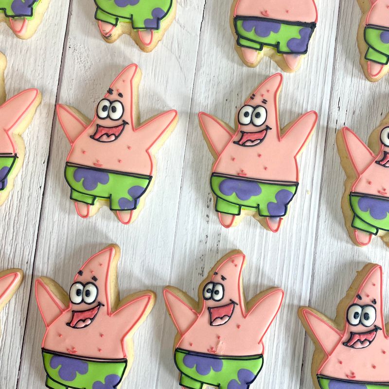 Patrick Star Sugar Cookies