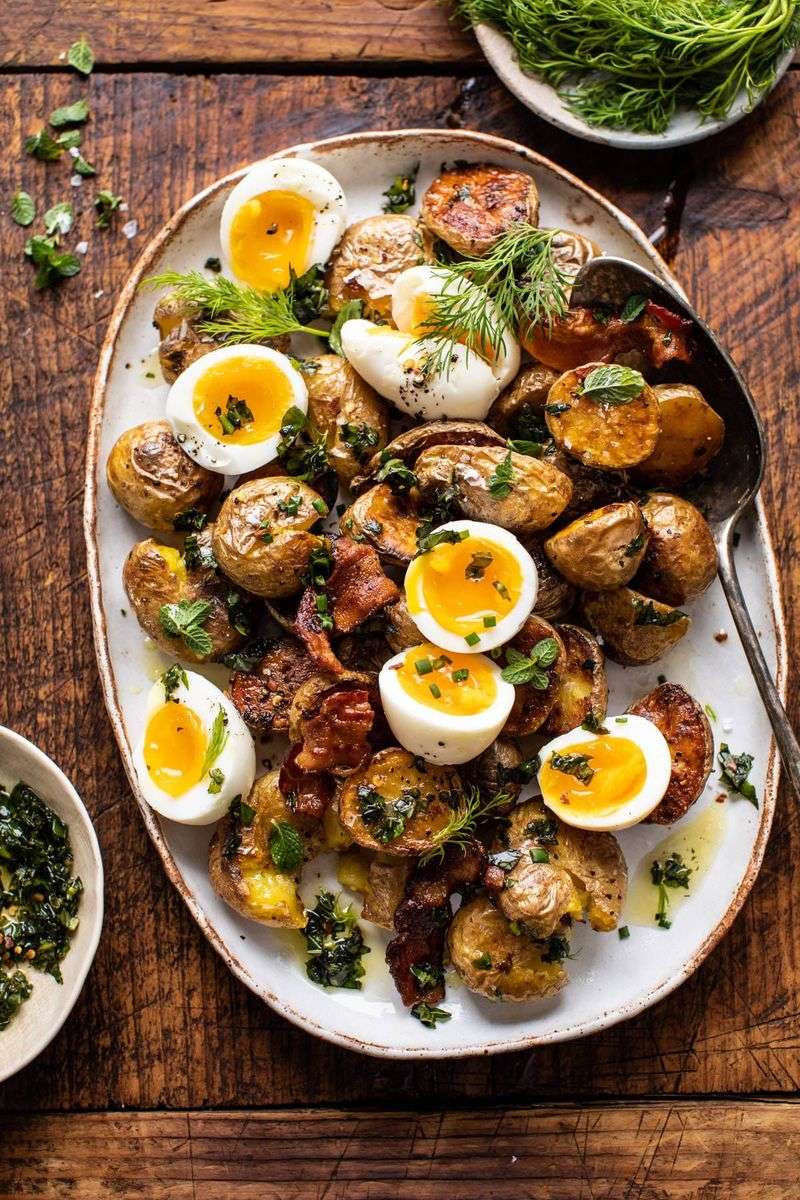 Crispy Potato Hash With Herbs
