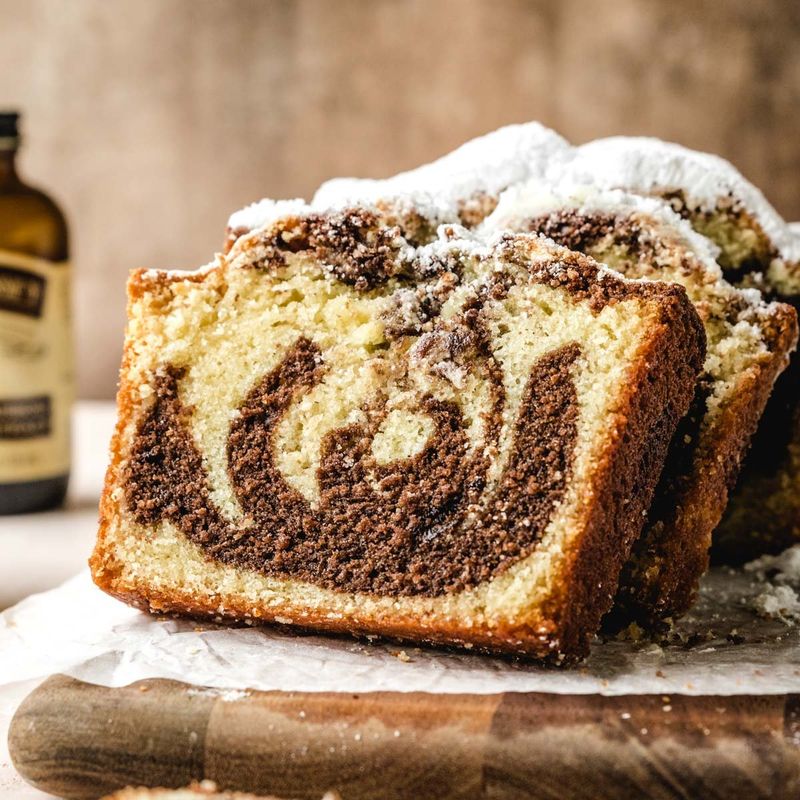 Marble Swirl Pound Cake
