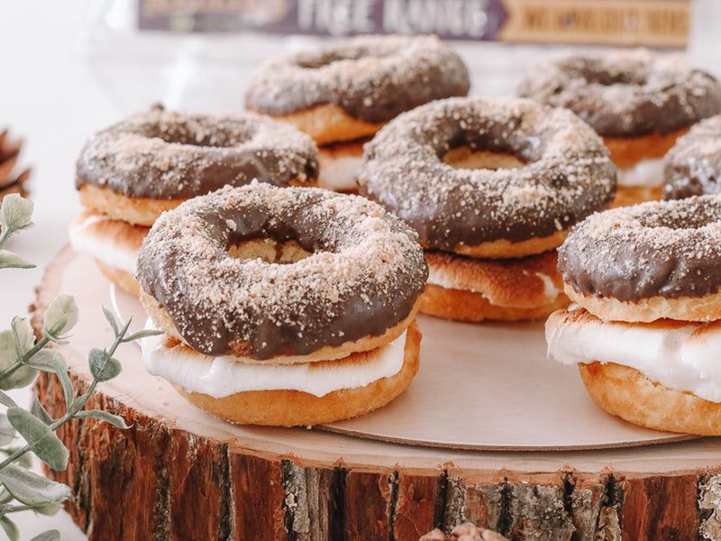 Chocolate Hazelnut S'mores Bagel