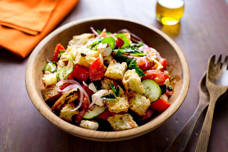 Rustic Panzanella Bread Salad