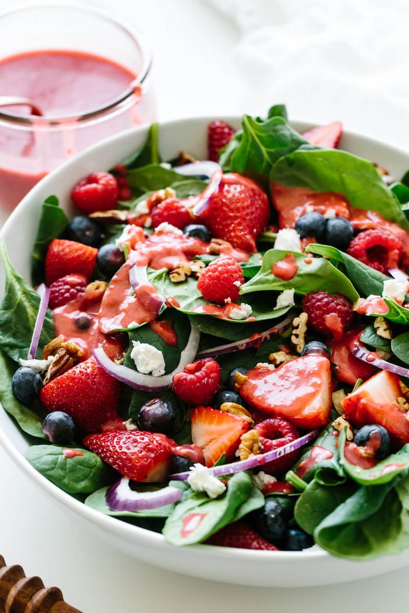 Summer Berry Spinach Salad