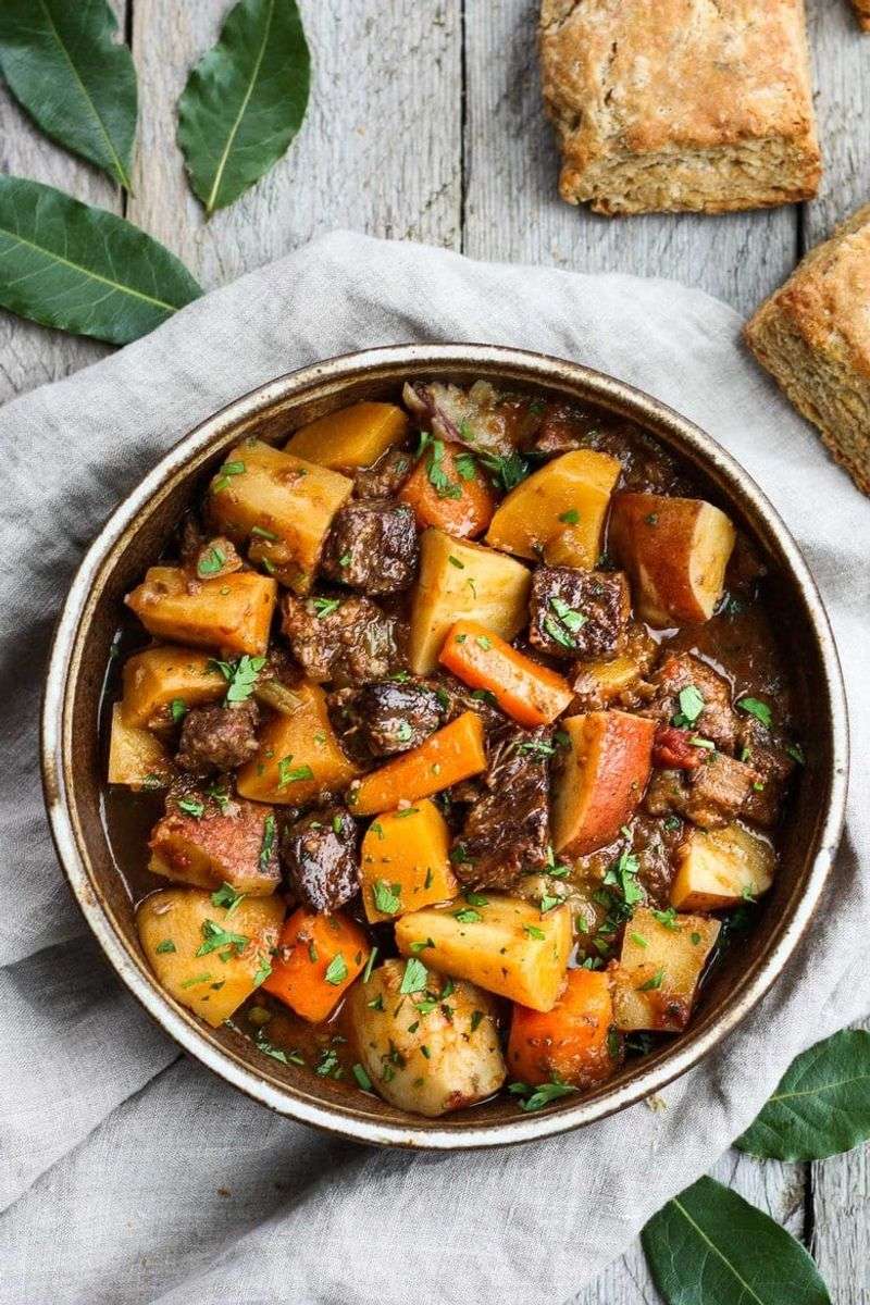 Hearty Beef Stew With Root Vegetables