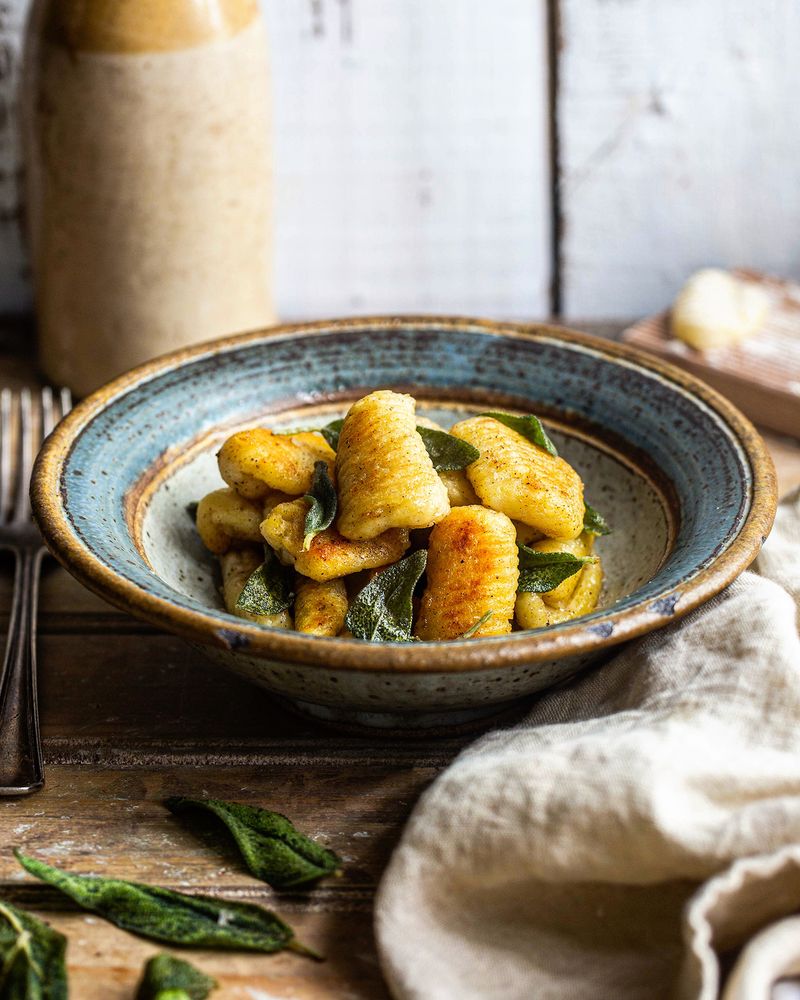Homemade Gnocchi With Sage Butter