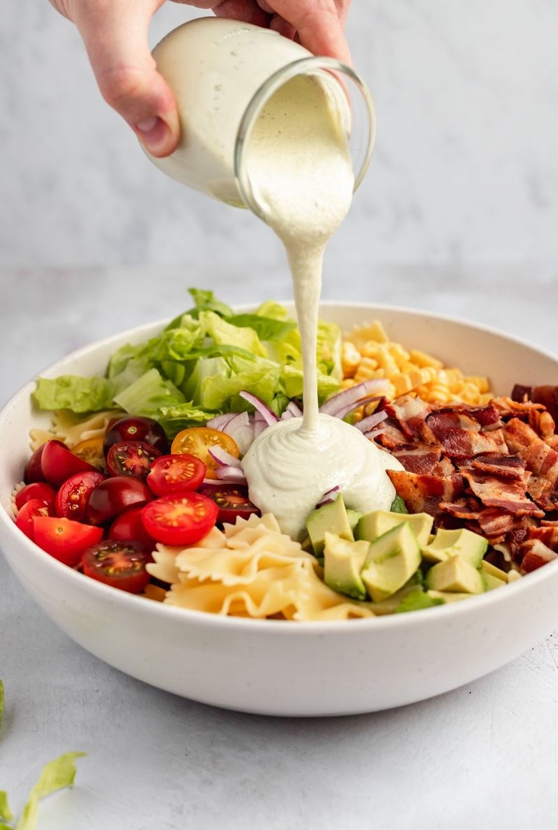 Creamy Ranch BLT Pasta Salad