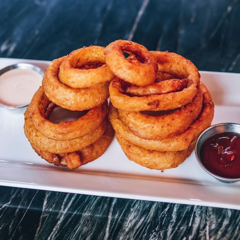 Onion Rings In Whiskey Batter