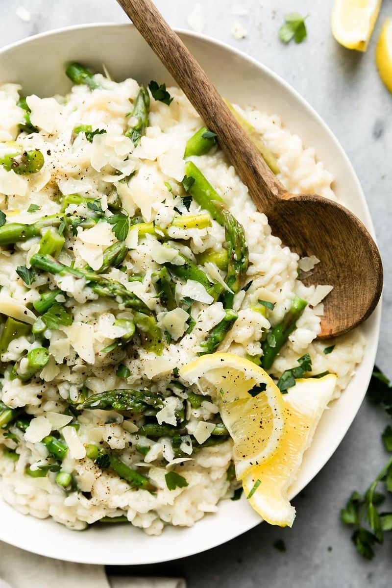 Lemon And Asparagus Risotto