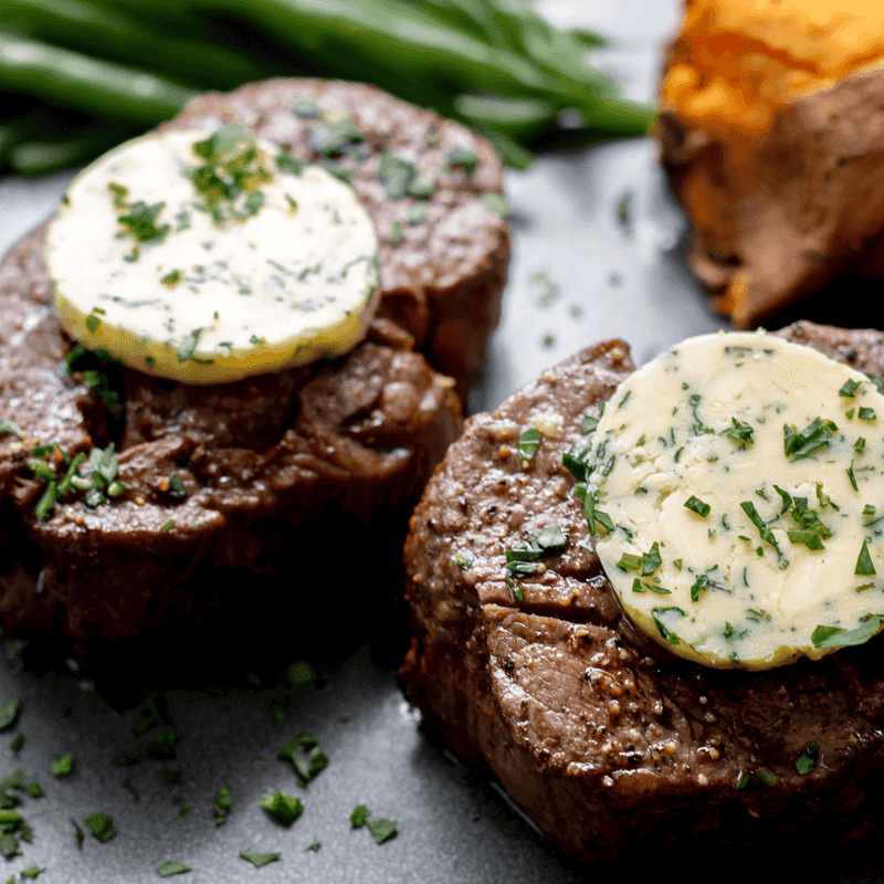 Garlic Butter Filet Mignon