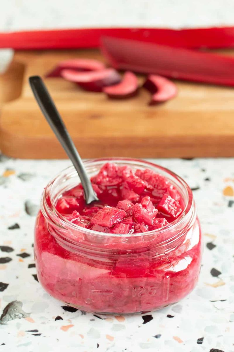 Tangy Rhubarb Compote