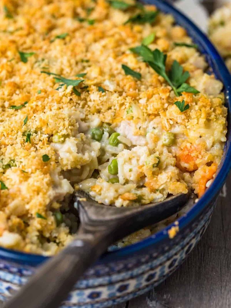 Creamy Turkey And Rice Casserole