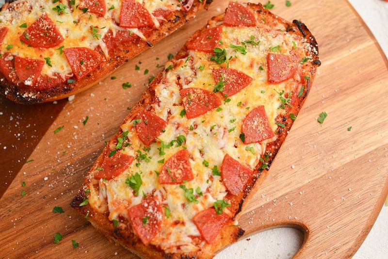 French Bread Pizza: Freezer Burn Favorite