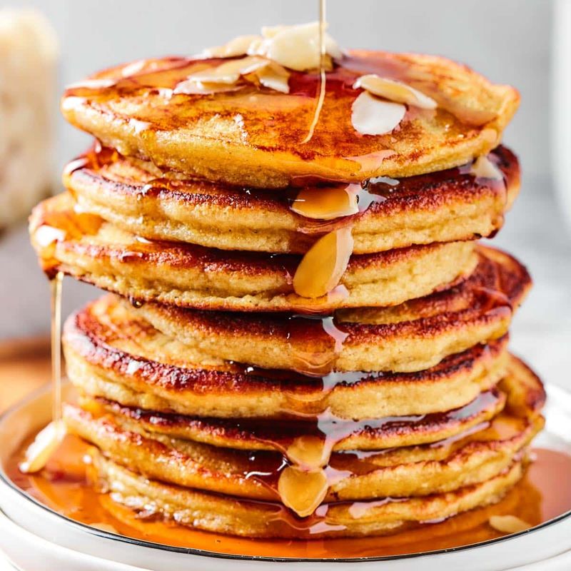 Almond Flour Pancakes with Cinnamon Butter