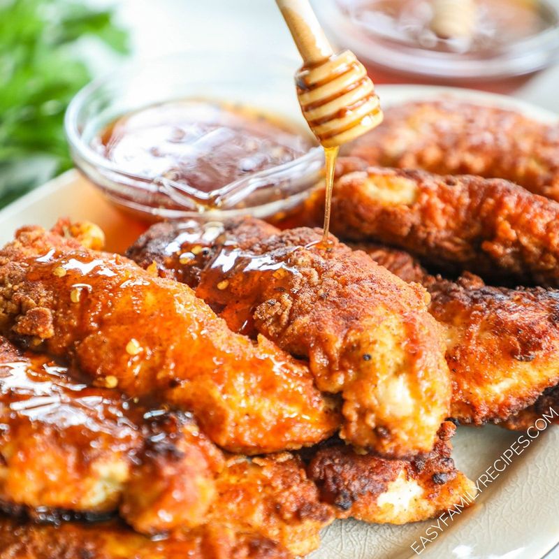 Fried Chicken And Honey