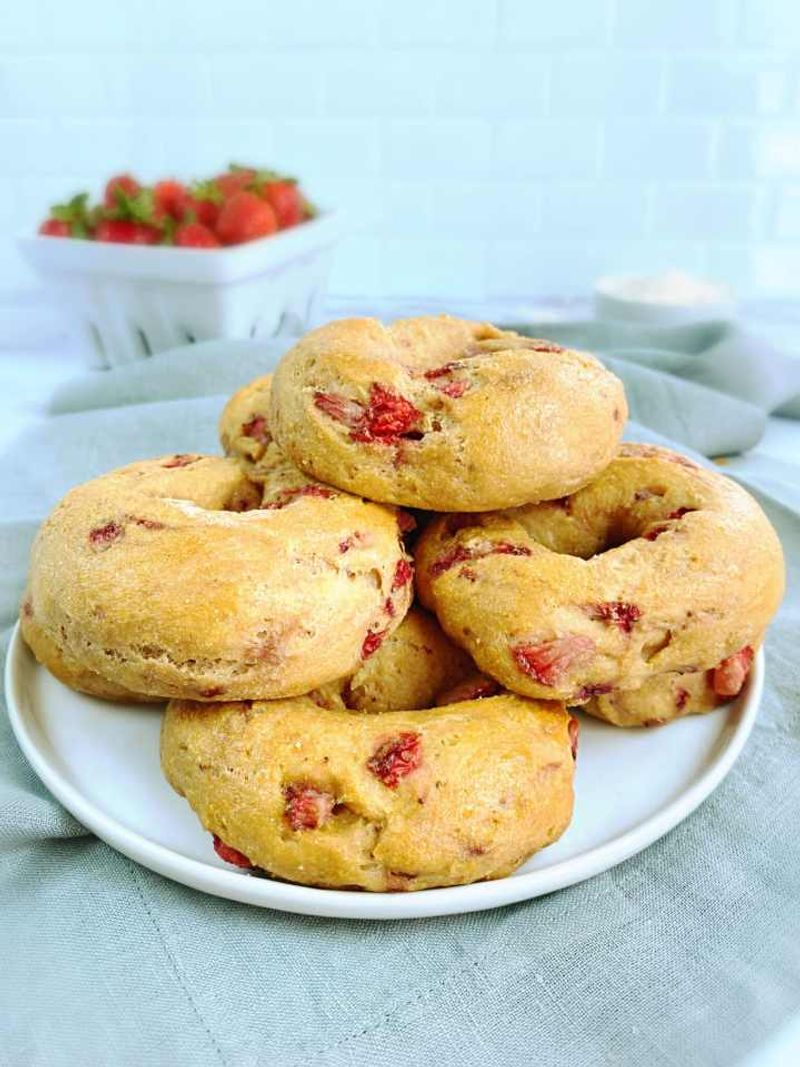 Cherry Almond Danish Bagel