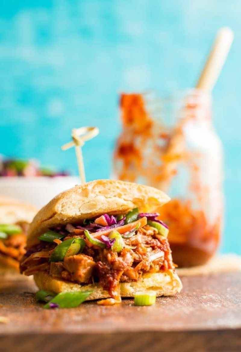 Jackfruit Pulled 'Pork' Sandwiches